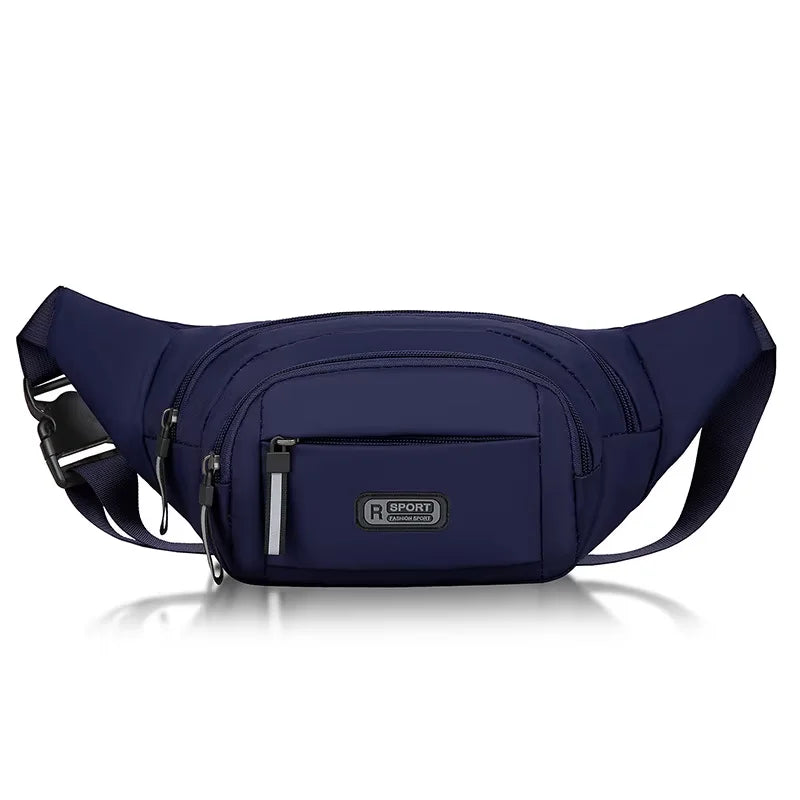 Crossbody Bag Outdoor Sports Multi Functional Waterproof Waist Bag Canvas Fit Mobile Waist Bag With Large Capacity For Men Women