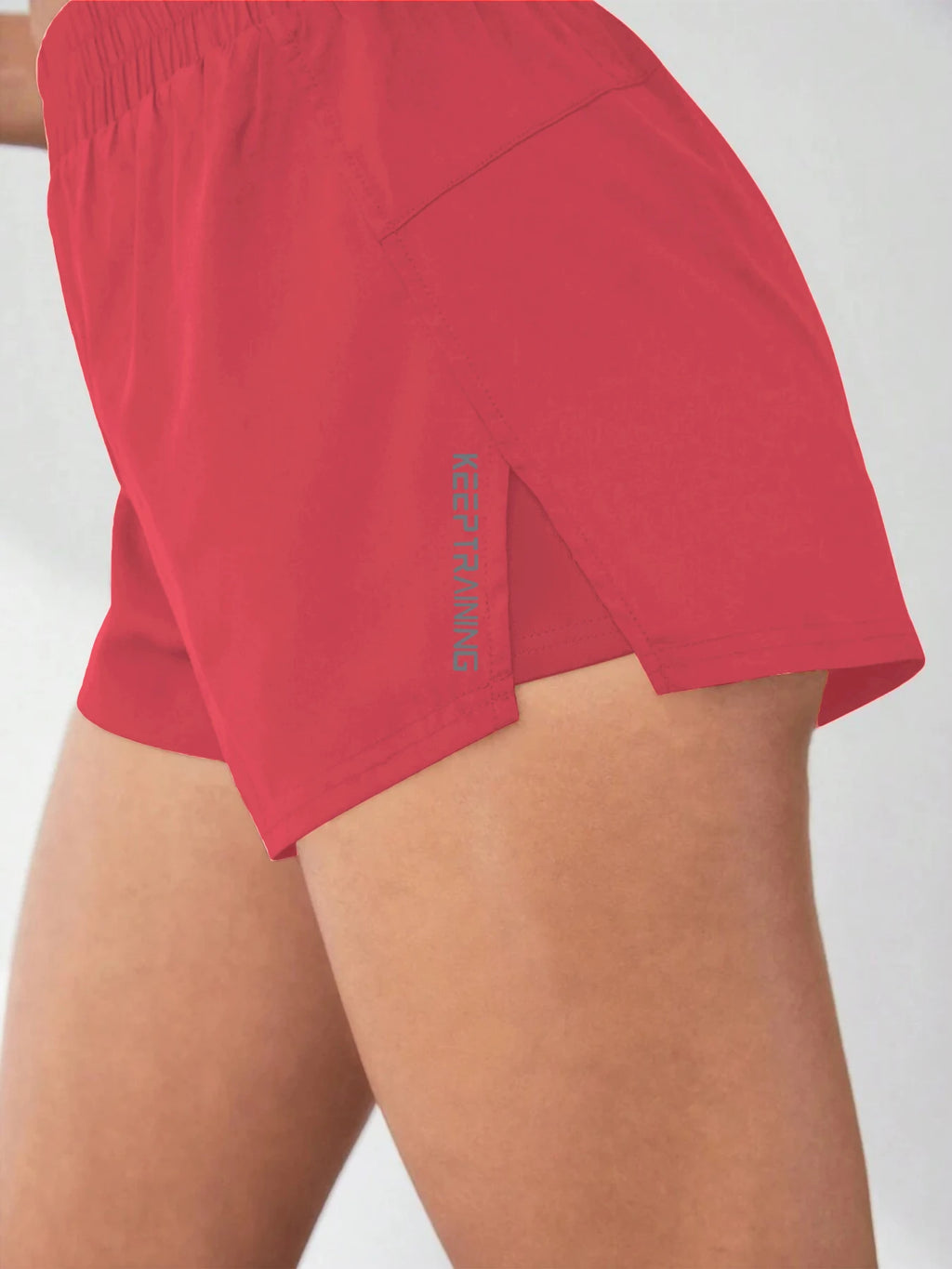 2026 New Style Faux Two-Piece Anti-Exposure Yoga Shorts Sports Shorts Running Fitness Tennis Casual Basic Sports Pants Women's