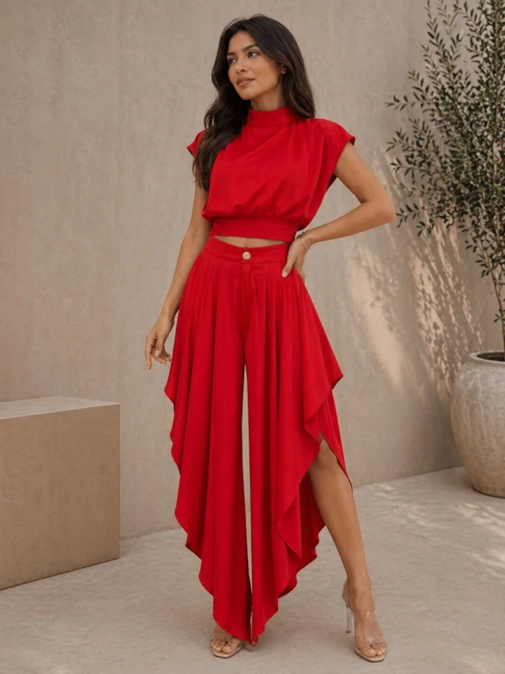 2 Piece Women Sets 2026 New Summer Autumn Matching Sets Two Pieces Sets Short Sleeve Tops And Pants Suits Outfits Clothing