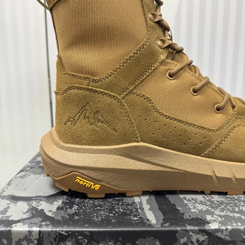 Original Brand Comfortable High Top Mountaineering Boots Designer Zipper Outdoor Hiking Shoe Autumn/Winter Trekking Sneakers