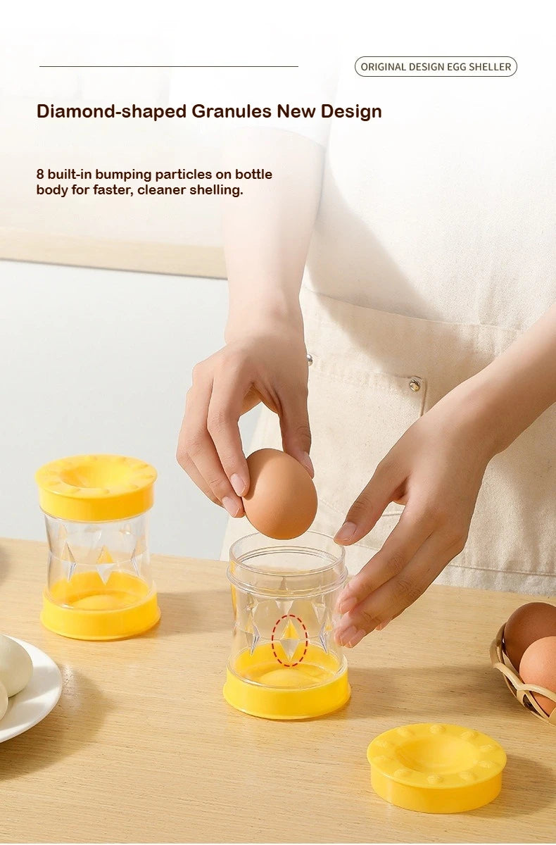 1PC Egg Peeler Hand Crank Egg Shell Remover Kitchen Gadgets Boiled Eggs Eggshell Separator Peeler Cooking Accessories