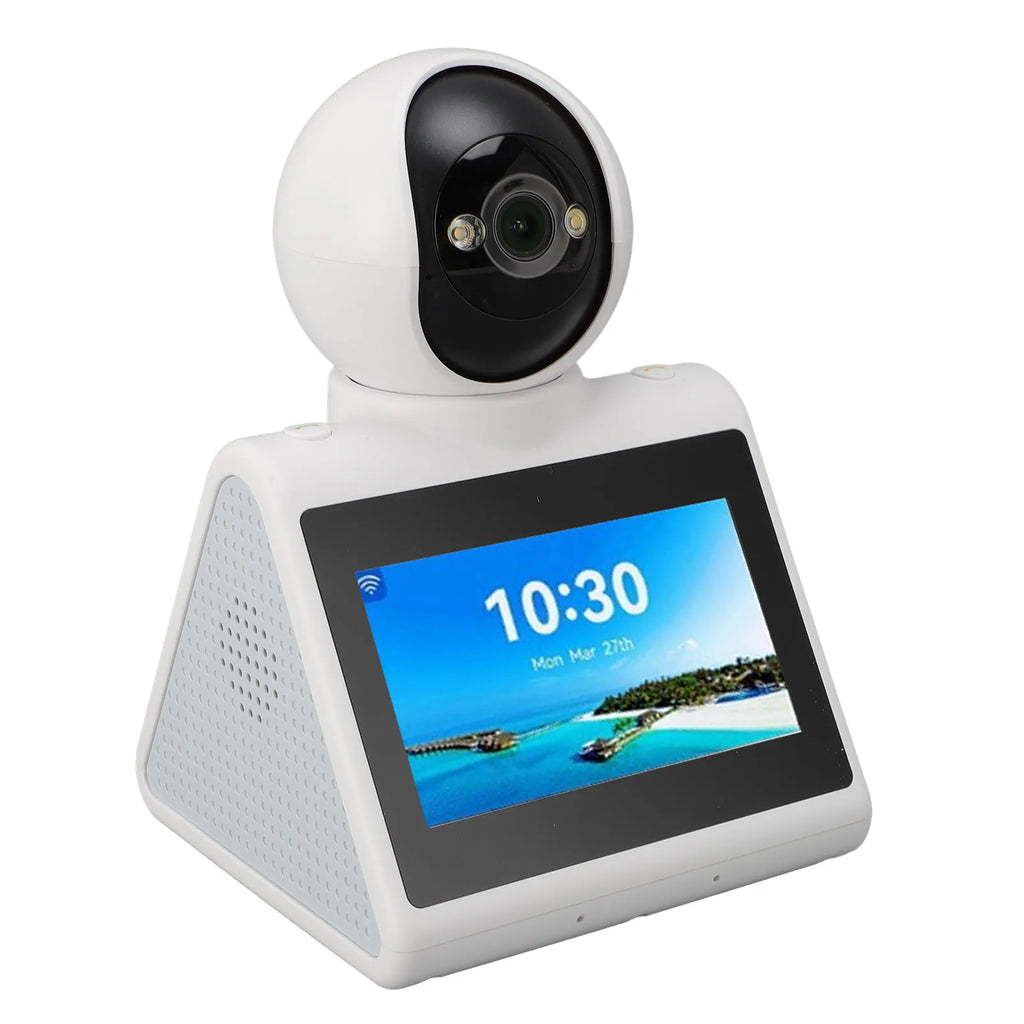 Video Calling Camera with Screen Video Calling Smart Camera with HD Screen 2 Way  Call Indoor 2K Security Camera