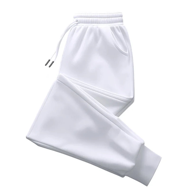 Women Men No Printed Long Pants Women Casual Loose Fashion Outdoor Fitness Jogging Drawstring Sweatpants Daily Sweatpants