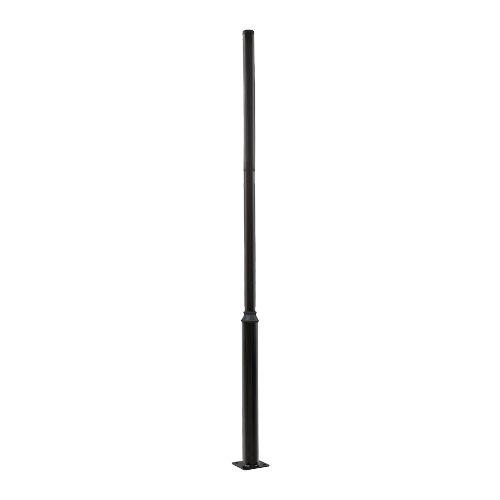 5m Split Outdoor Street Light Pole, Height Split Street Lamp Post for Road, Community and Outdoor Public Lighting 114+76mm Upper & Lower Pole, Economic Model