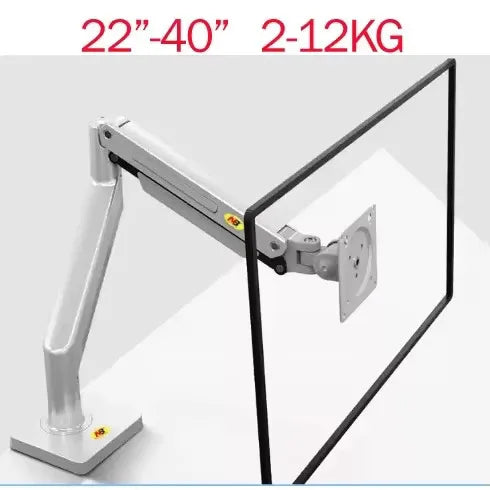 NB G40 G42 G45 Gas Spring Arm 22'-40' Screen Desktop Monitor Holder 360 Rotate 3-15kg 3-12KG Arc Screen/Ultra Wide Flat Screen