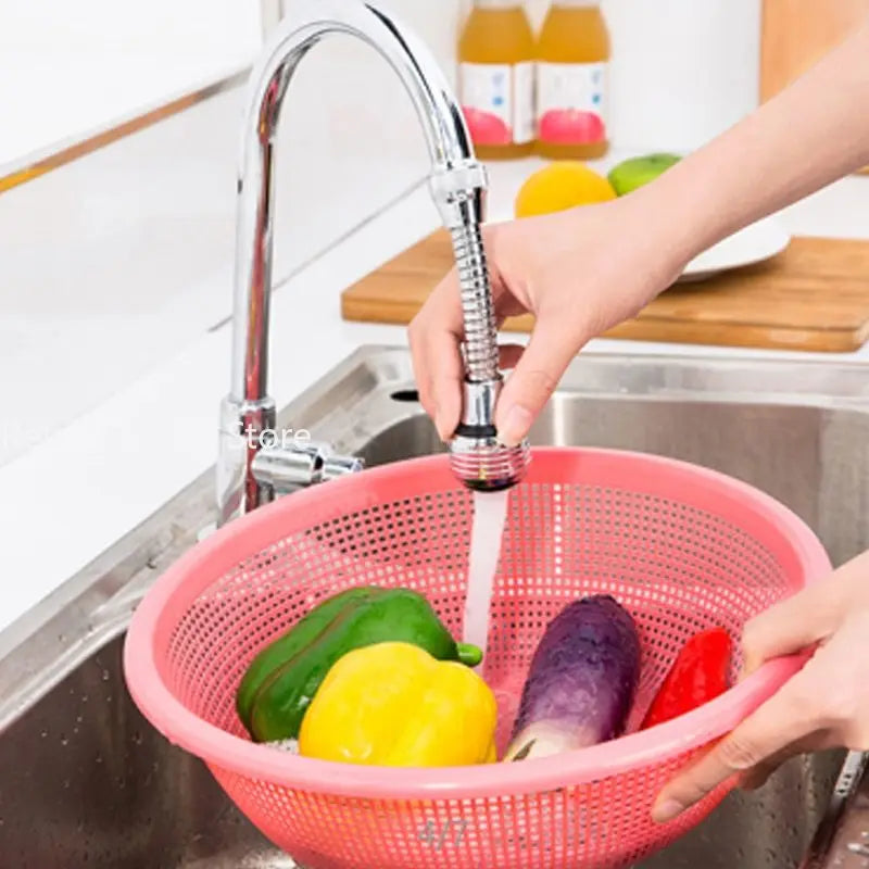 5pcs Kitchen Faucet Water Stainless Steel Shower Saving High Pressure Nozzle Tap Adapter Bathroom Sink Spray Bathroom Shower