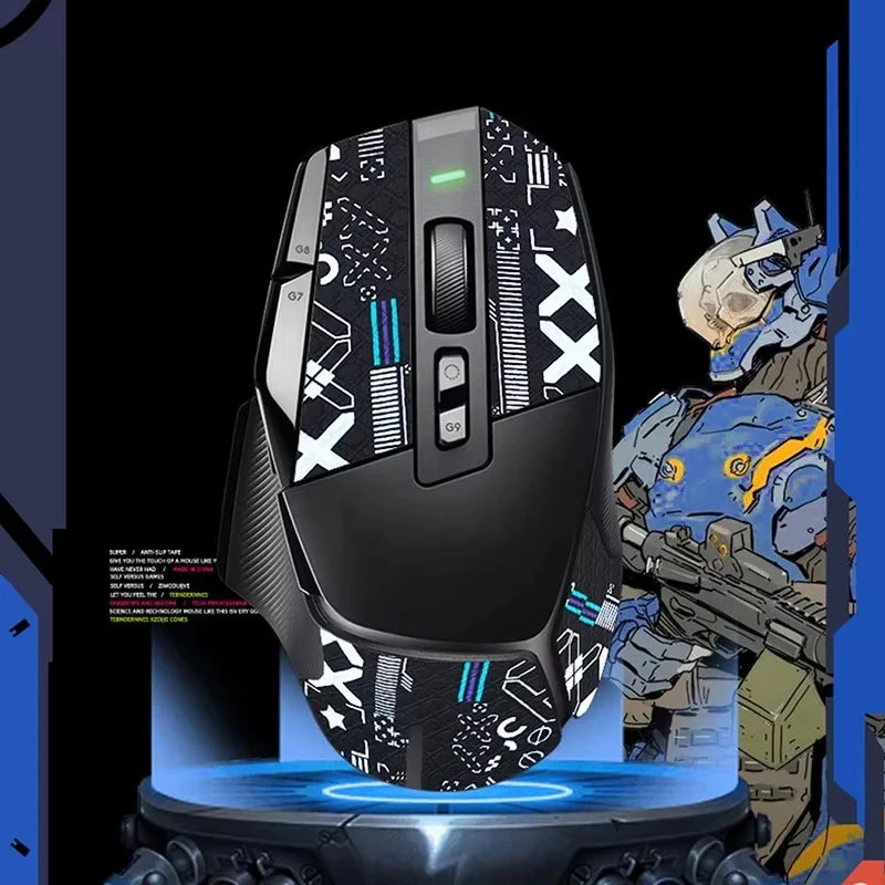 Mouse Grip Tape Skate Sticker for Logitech G502X PULS Non Slip Skin Suck Sweat For G502X LIGHTSPEED Wireless Mouse