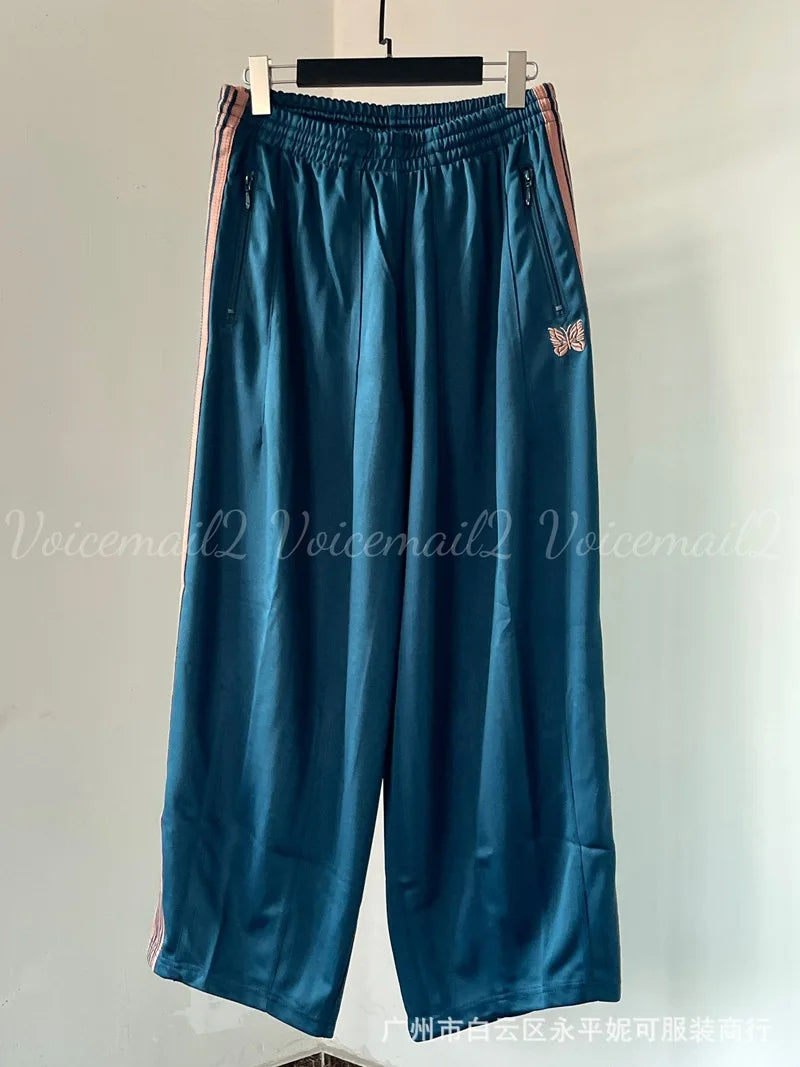 2026 Casual Loose Sports Pants  Embroidery Woven Belted Straight Leg Long Trousers for Men And Women Spring Autumn Fashion JK