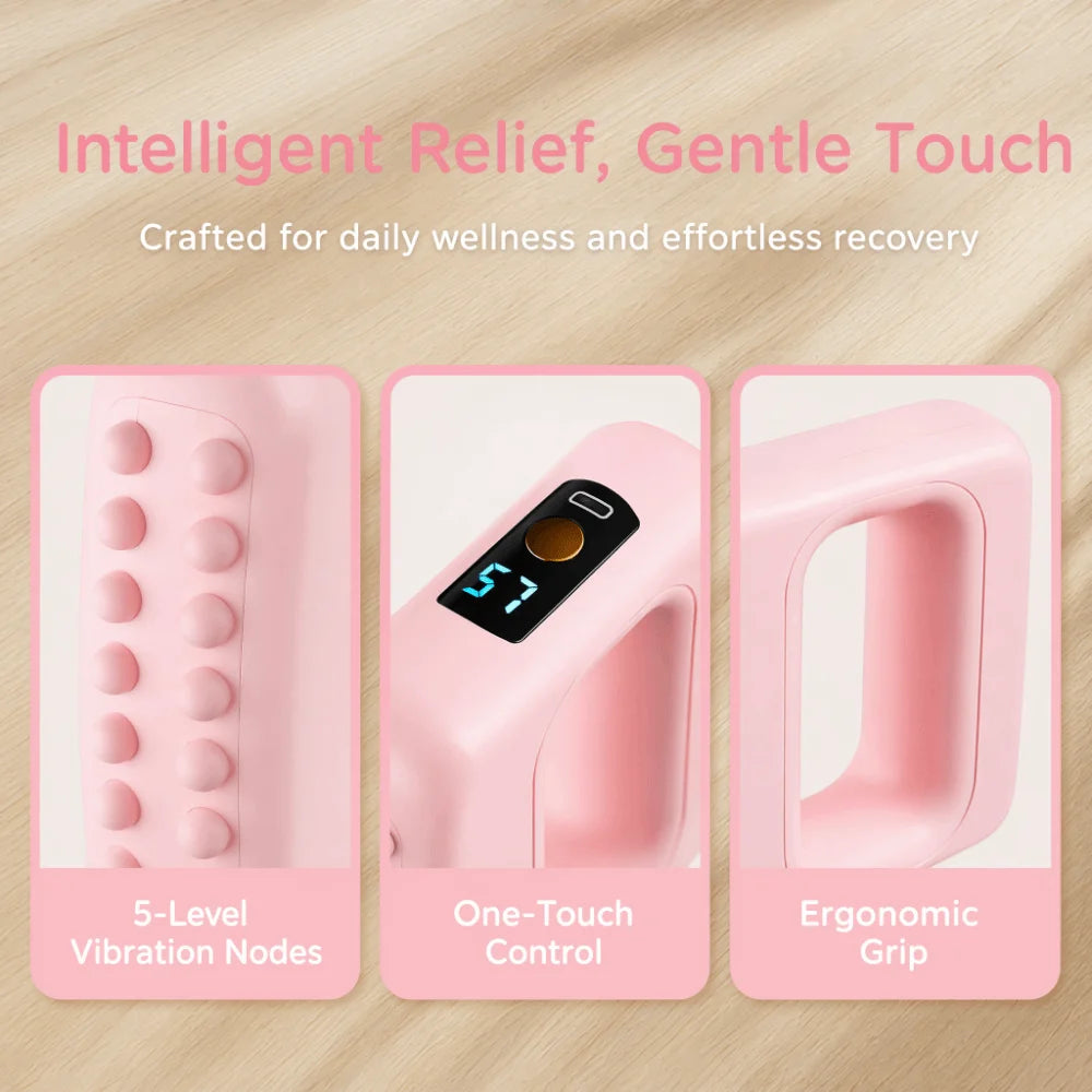 Portable Electric Fascia Massage Ring Ergonomic Adjustable Speed Electric Body Slimming Machine Low Noise Fat Burning