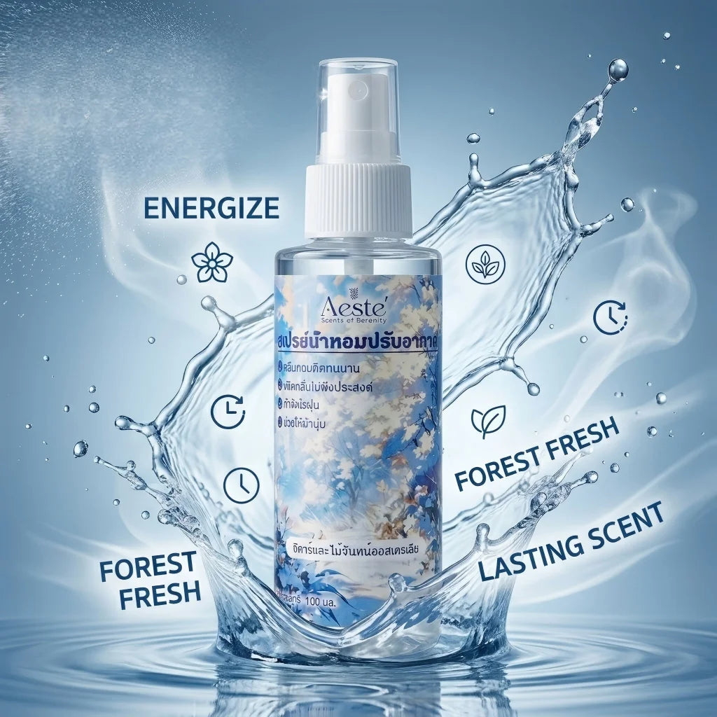 100ml Room Air Freshener Spray Long Lasting Fragrance Deodorizer for Home Bathroom Car Office