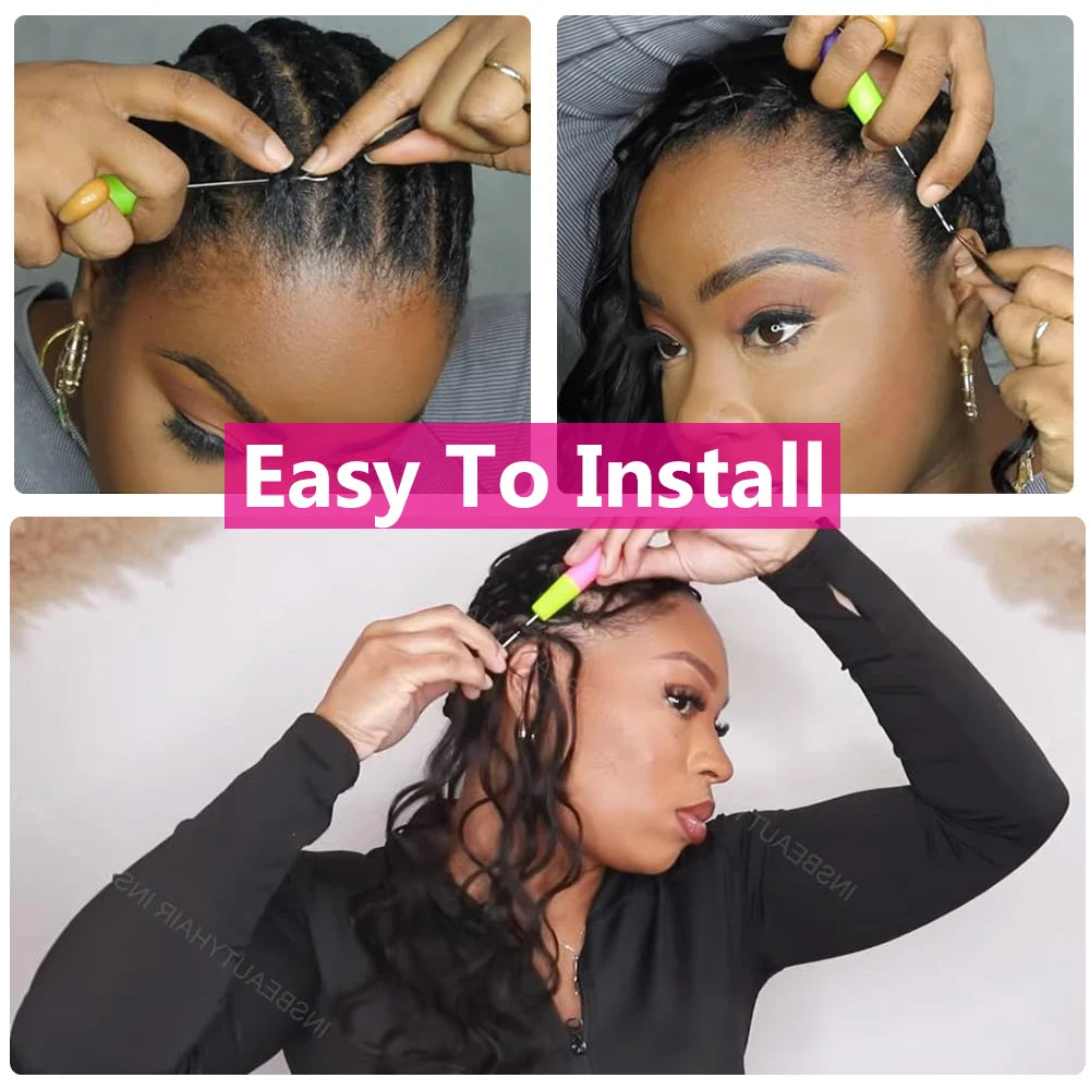Deep Wave Crochet Hair Extensions – Multiple Colors & Pack Sizes