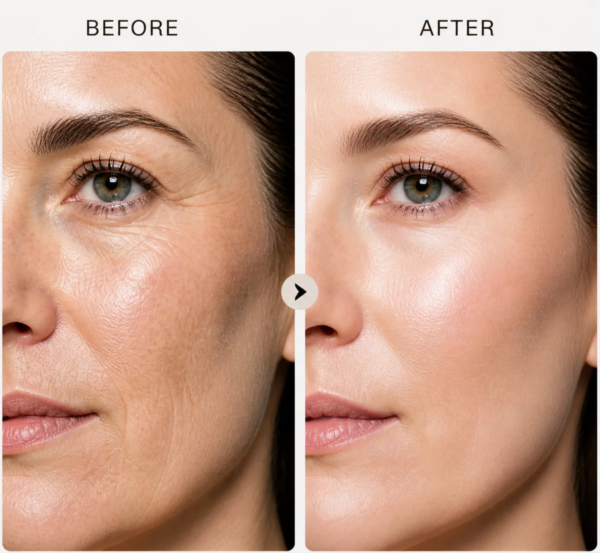 Deep Collagen Power Boosting Cream in Serum, Collagen Firming & Hydrating Facial Serum Cream, Moisturizing Smoothing Face Essenc