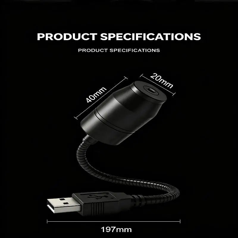 Customizable Car Ambient Light Large Range Atmosphere Projection LED Lighting for Dashboard and Trunk
