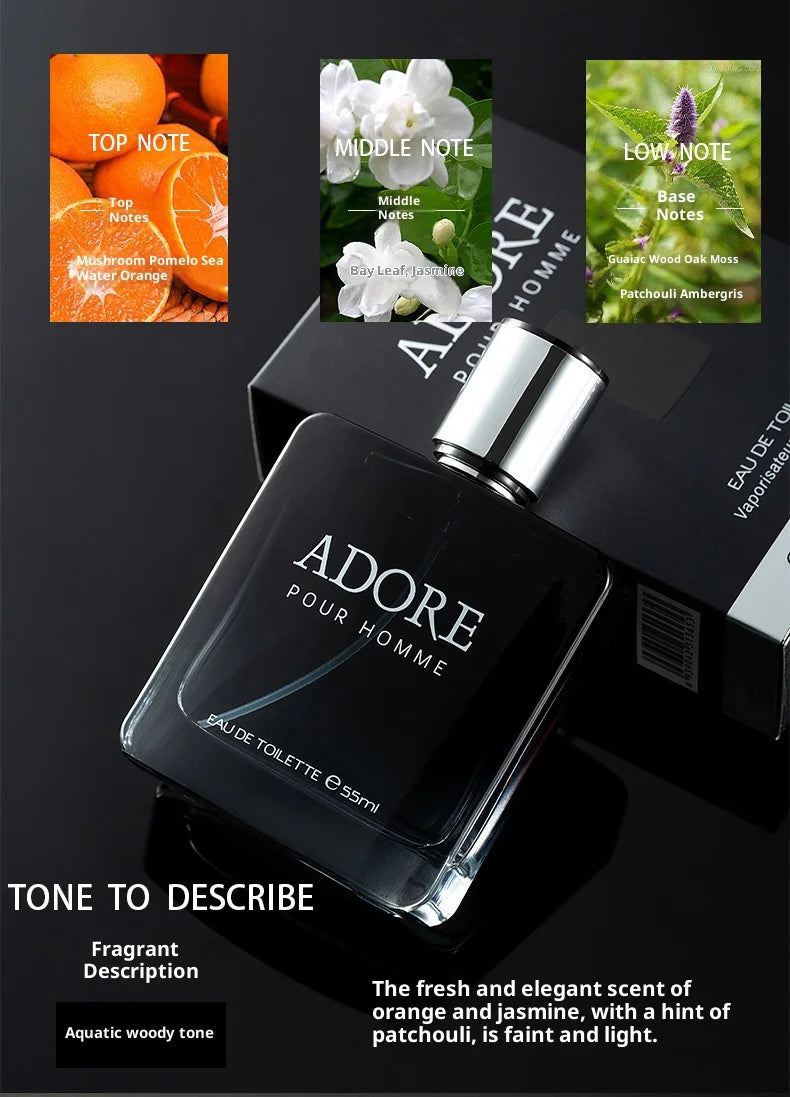 100ML Brand Perfume Musk Man Perfume Spray Long Lasting Citrus Jasmine Light Fragrance Seductive Romance Gift