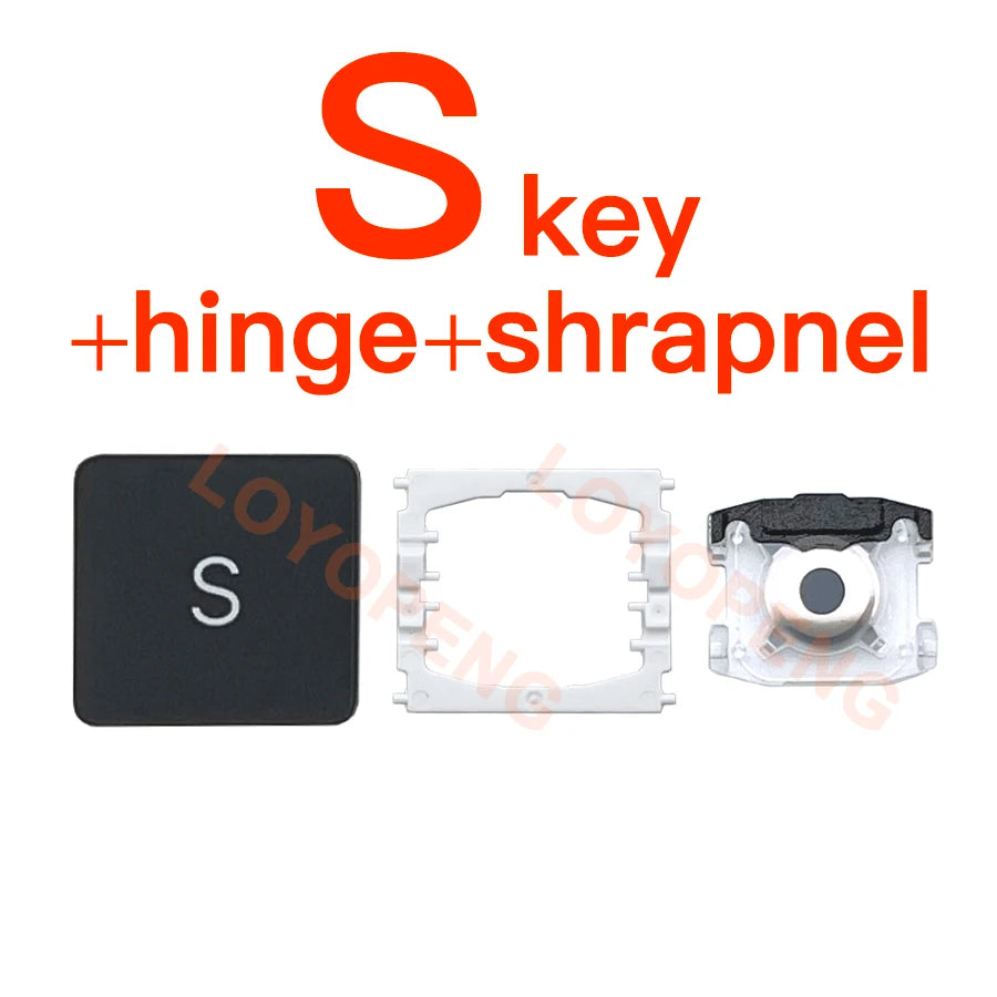 Replacement Keycap Single Key or Hinge 2016-2019 For MacBook Pro Retina 13" 15" A1706 A1707 A1708 A1989 A1990