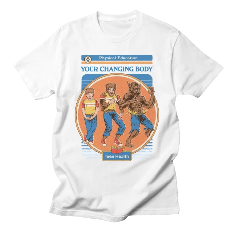 Classic Cartoon Anime, European and American Style Illustration, High Street Casual T-shirt, Men's and Women's Luxury  Top 2026