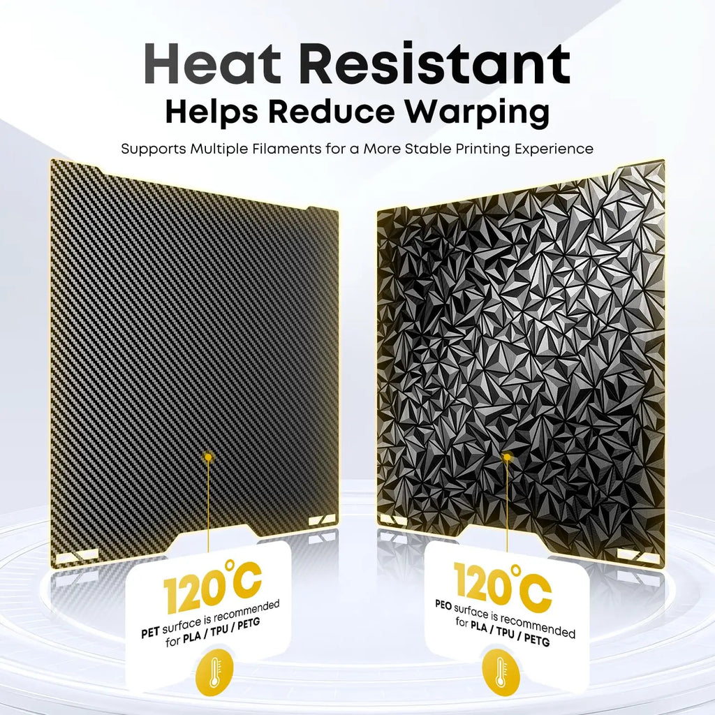 For Bambu Lab A2L H2C Build Plate 335x325mm Resistant to High Temperatures Easy Installation Durable Wear-Resistant PEI PET PEO