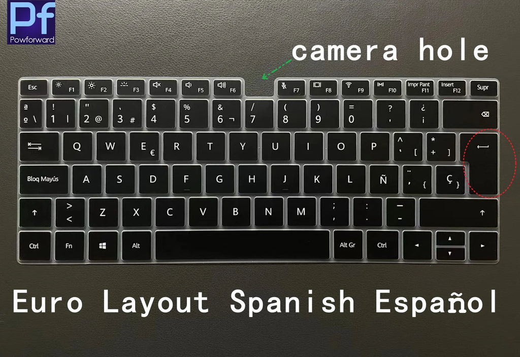 Russian Spanish  for HUAWEI Matebook 14 2023 2022 2021 2020 2019 14.0 inch  matebook14  Mate book 14 Laptop Keyboard Cover Skin