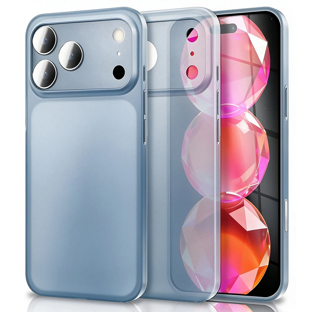 0.3mm Ultra Thin PP Hard Case For iPhone 18 17 Pro Max iPhone17 Air iPhone18ProMax 17Pro Translucent Colorful Matte Slim Shell