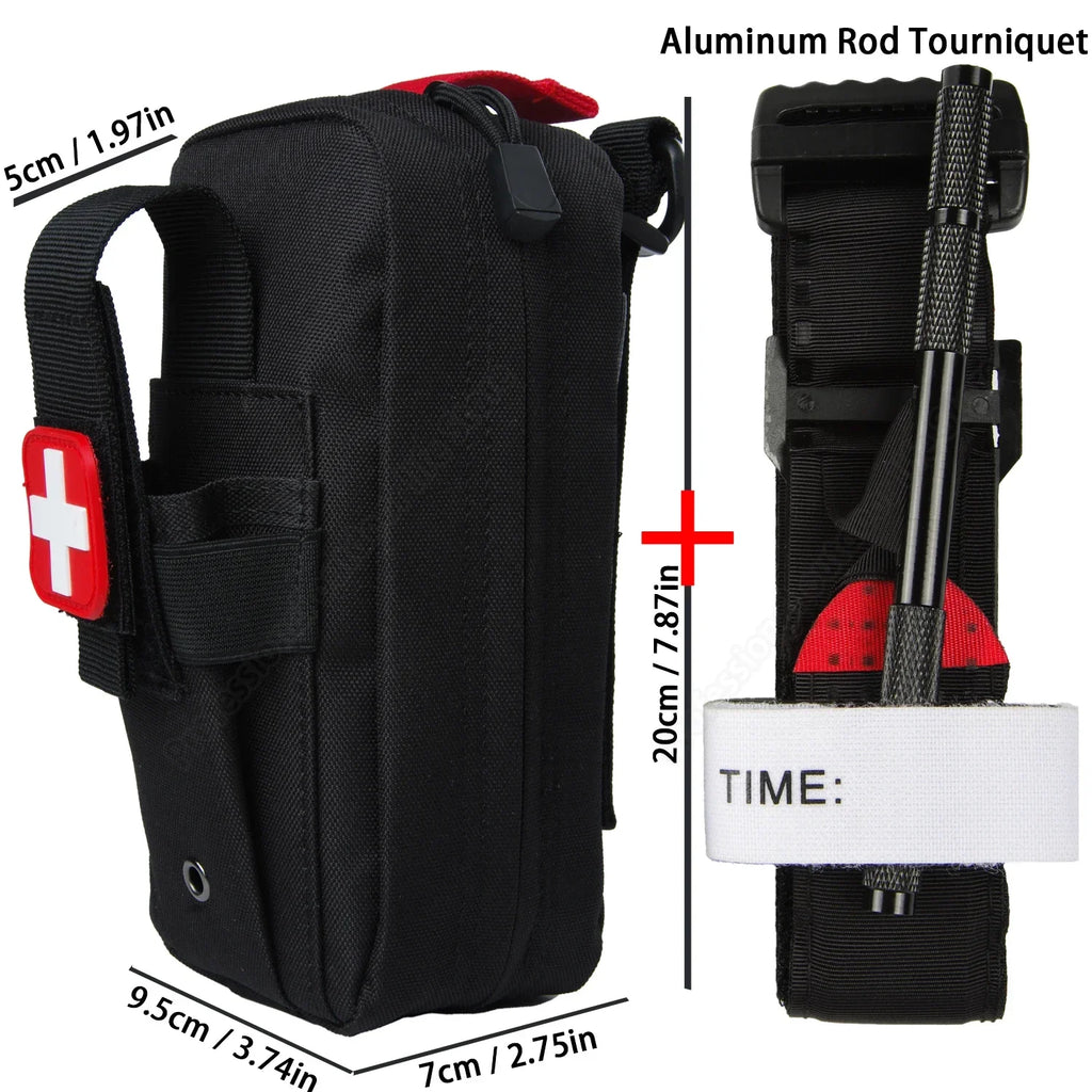 Emergency Survival Kit Gear First Aid Kit Admin Pouch EMT Camping Gear Tactical Trauma Molle EDC IFAK OUTdoor Tools