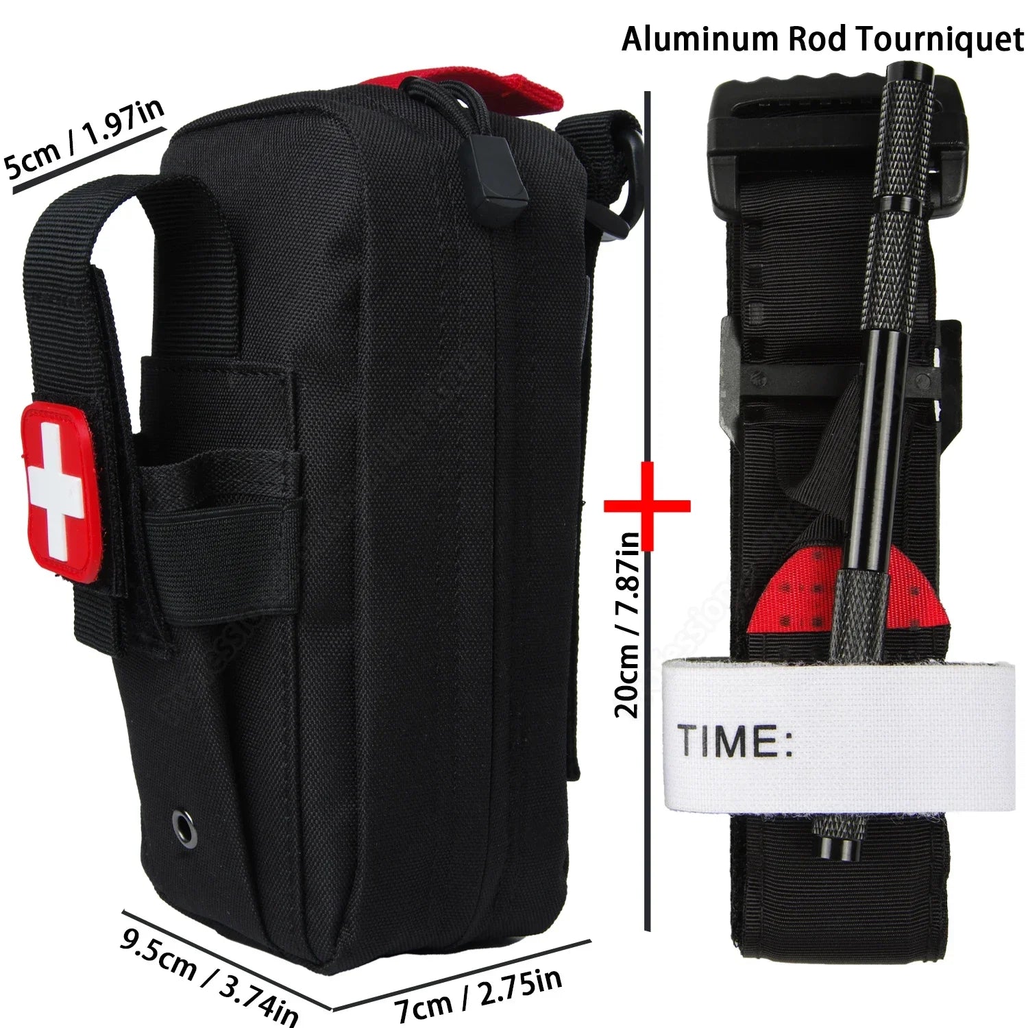 Emergency Survival Kit Gear First Aid Kit Admin Pouch EMT Camping Gear Tactical Trauma Molle EDC IFAK OUTdoor Tools