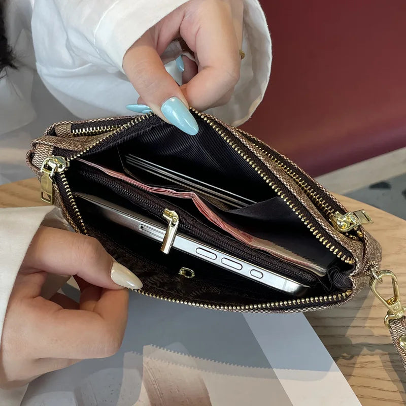 New Zipper Long Wallet For Women & Men, Multi Card Slot Billfold Purse, Wristlet Clutch Card Holder Coin Pocket Money Storage Ha