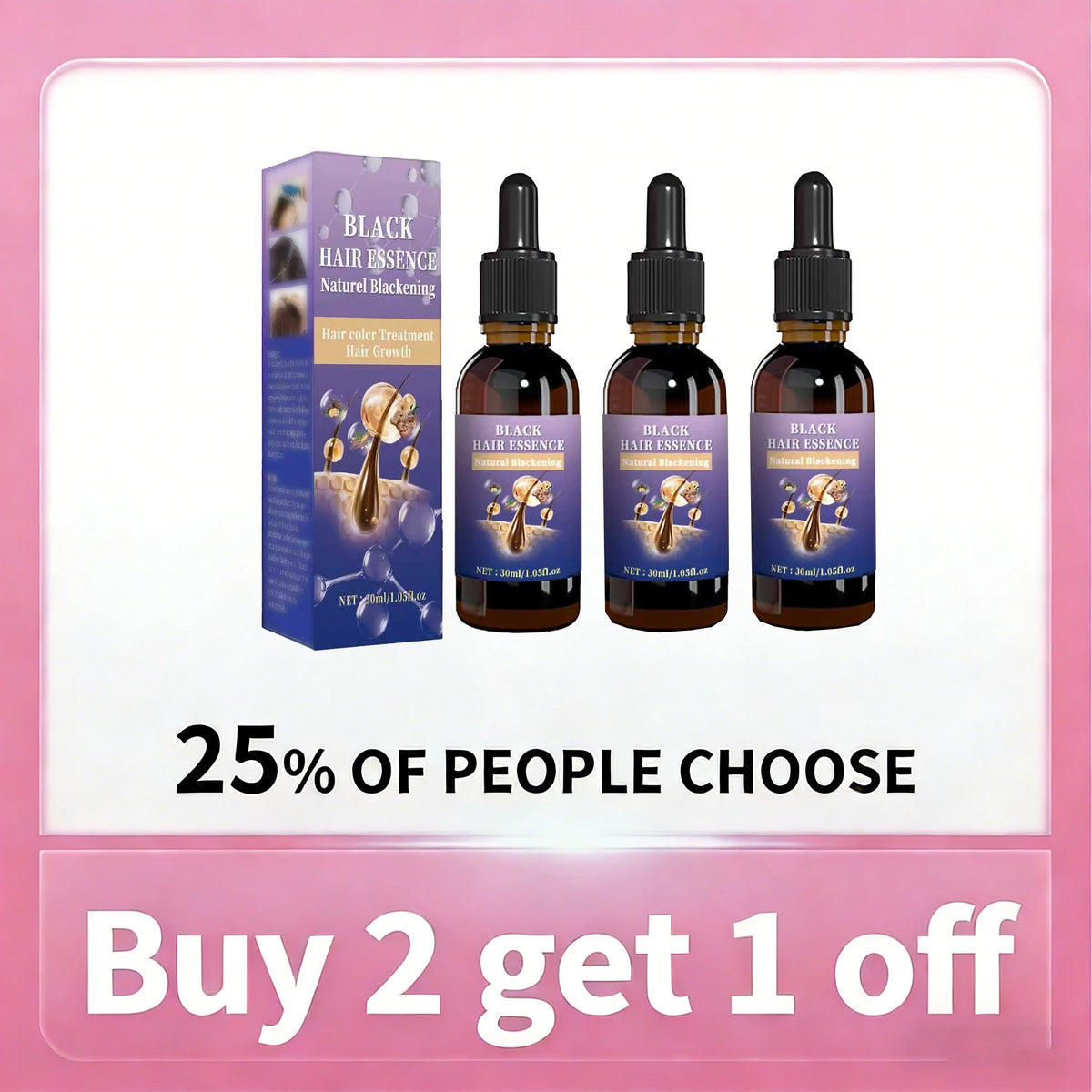 Scalp Care Black Essence Nourishes Hair Balances Oil Unclogs Follicles Boosts Shine
