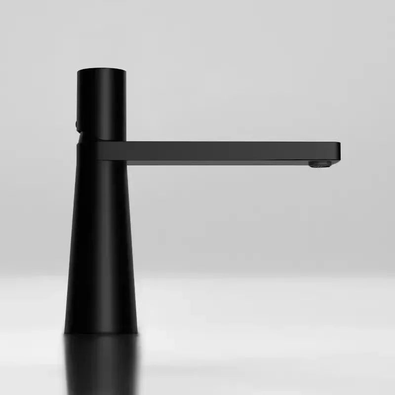 Black Bathroom Faucet Gray Basin Faucets Hot & Cold Bathroom Sink Faucet Deck Mounted Lavotory Faucet  Mixer Water Tap SS 304