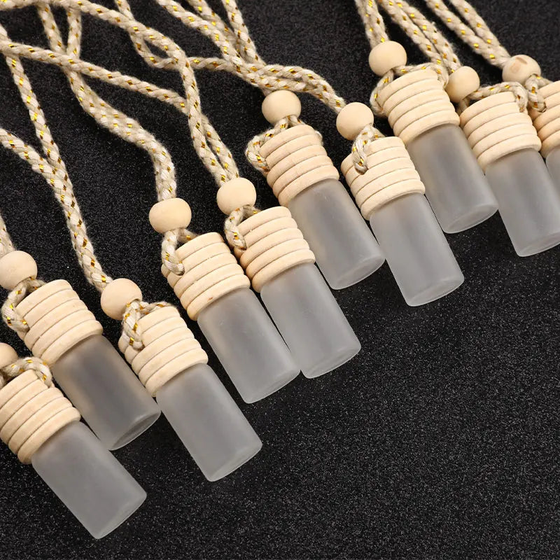 ★▲10pcs 5ml Car Perfume Bottle for Essential Oils Air Freshener Perfume Pendant