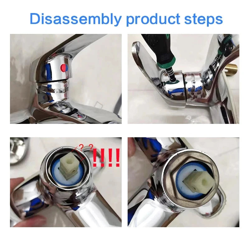Bathroom Kitchen faucet accessories shower tank switch cold and hot water valve single handle Replacement Faucet Metal Handle