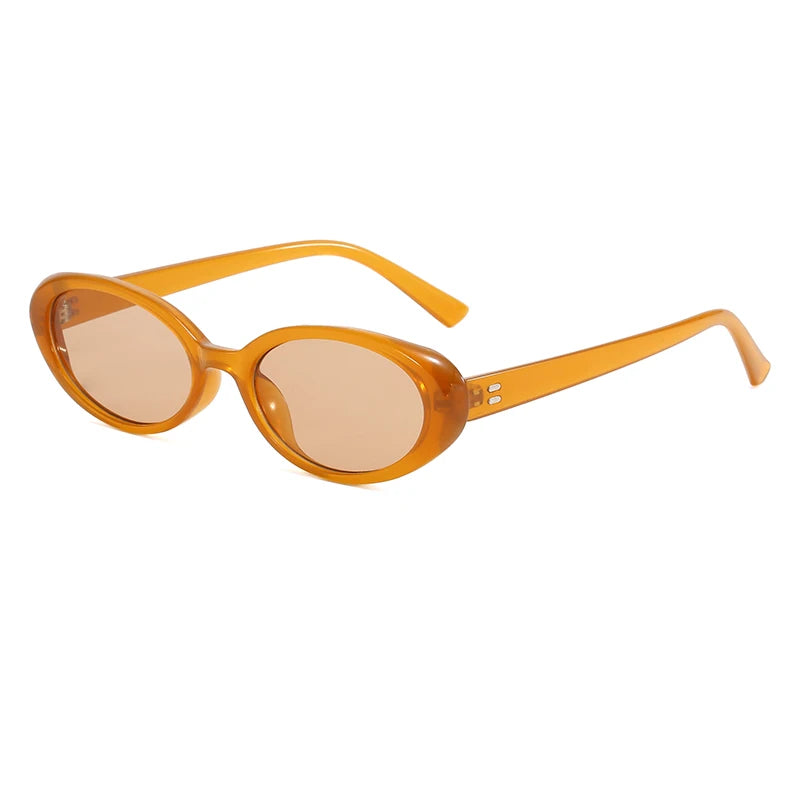 4pcs/7pc Small Oval Sun Glasses Vintage Oval Sunglasses 2024 Men Small Oval Sun Glasses Retro Fashion Women Sun Glasses Oculus ﻿