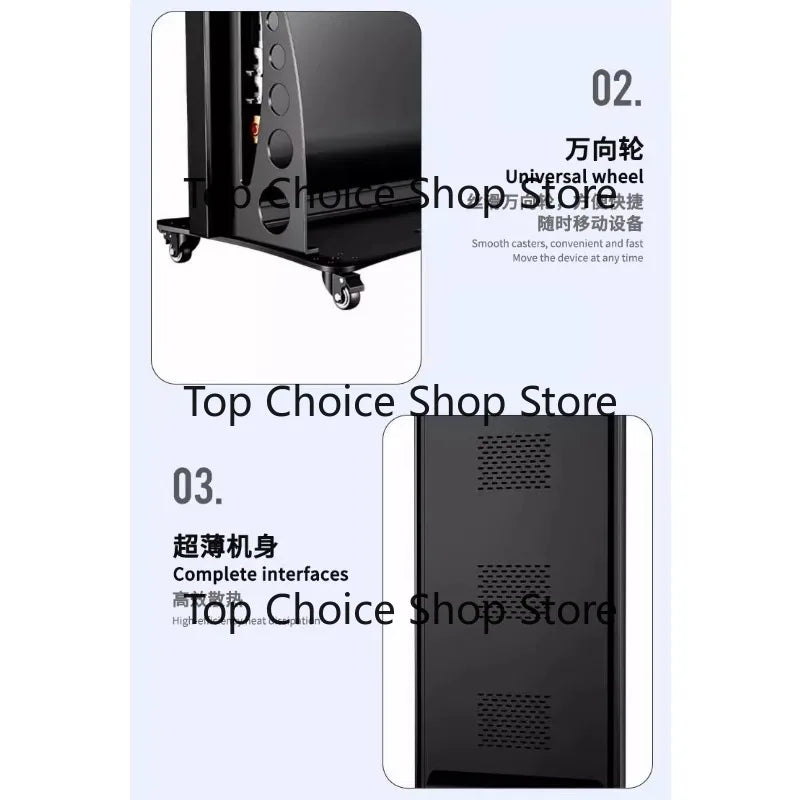 LED folding poster screen, indoor full color, mirror advertising display high definition landing
