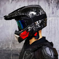 ORZ-Motocross Helmet Off Road Dirt Bike ATV MX Racing Helmet DOT Approved for Adults