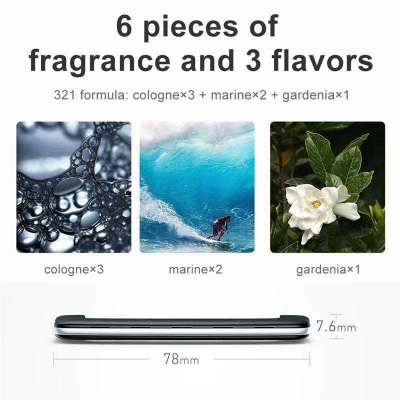 Baseus CarAir Freshener CarClip Fragrance For Auto Interior Accessories Mini Reuse Car Diffuser For Air VentCar Solid Perfume