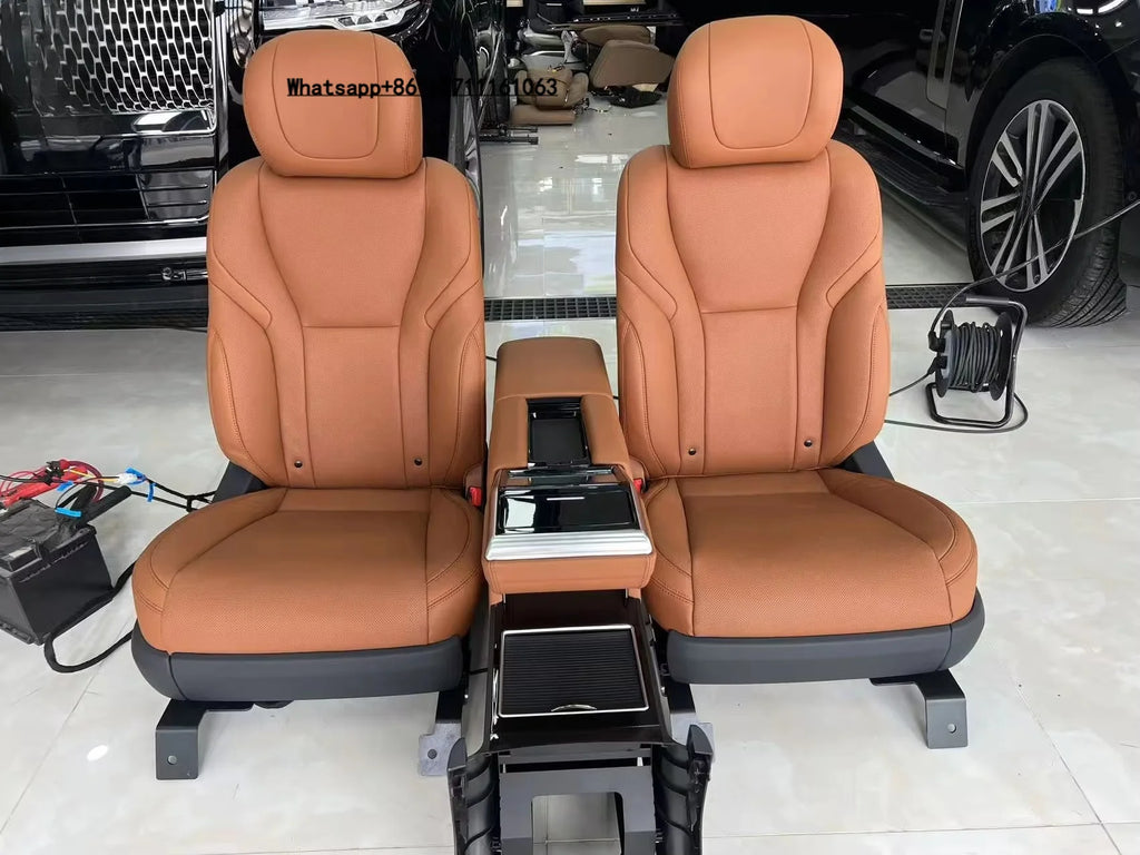 Luxury Racing Seat for Land Cruiser LC200 LC300 VIP Captain Rear Seat Electric Leg Support Headrest New PU Modified Car Seats