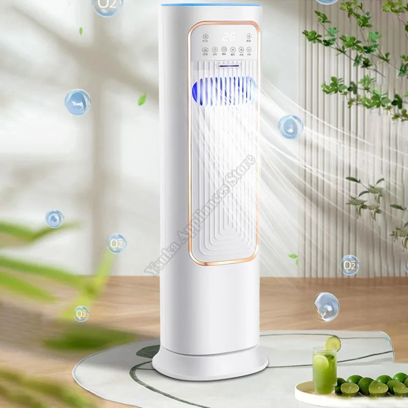 Air Conditioner Fan Humidifying Portable Warm Heating Water Ice Addition Rapid Dual Function Heating Cooling Air Conditioner