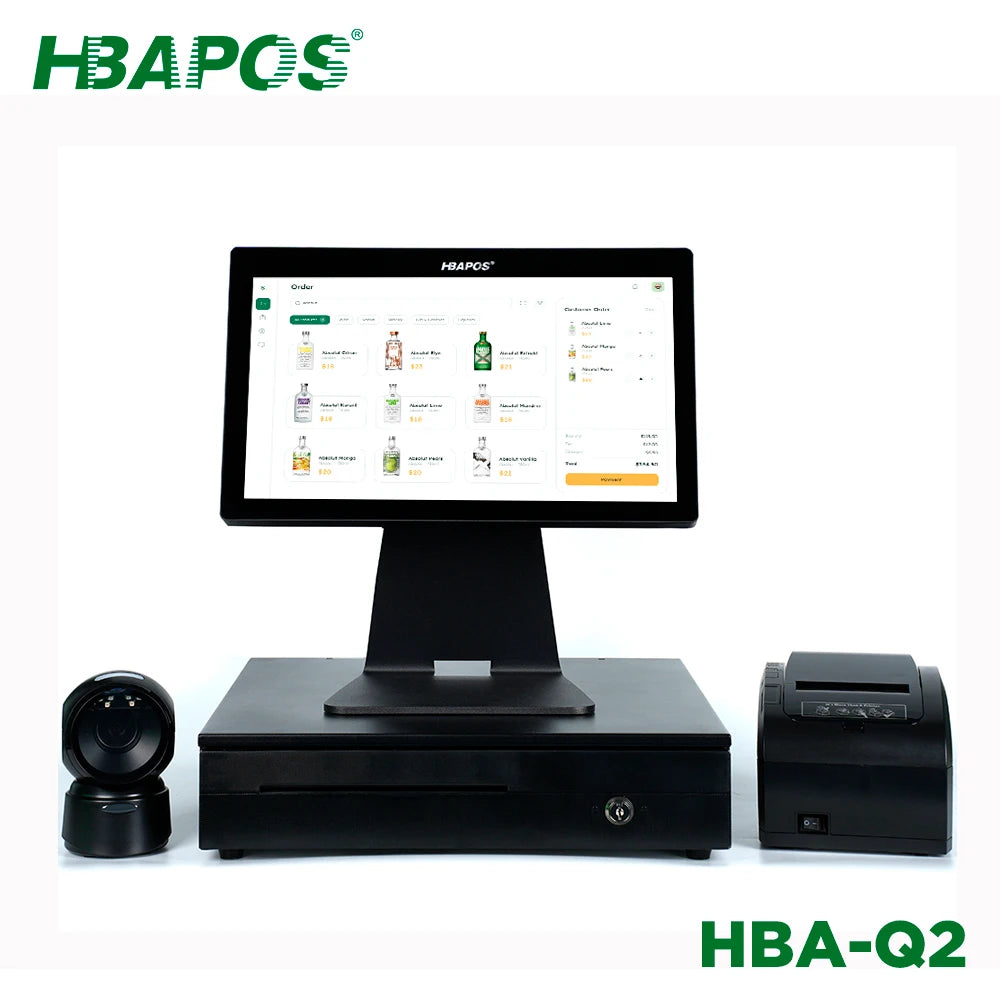 Factory Price Cheap Electronic Cash Register Wholesale Pos Systems HBA-Q2