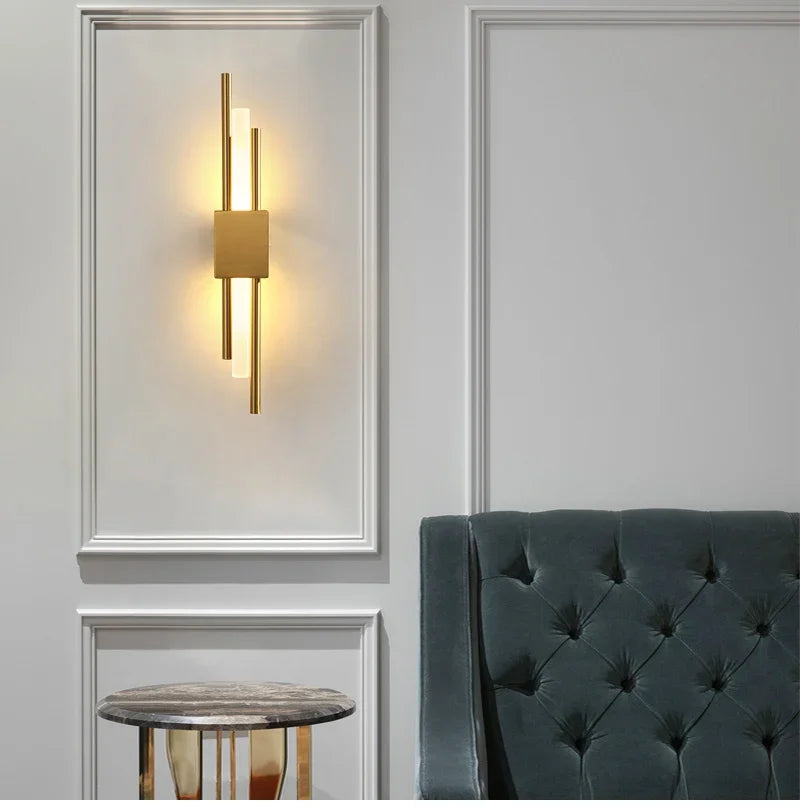 Led Wall Lamp Nordic Indoor Lighting Bathroom Wall Sconces Light Fixture Living Room Corridor Bedroom Decoration Led Wall Light