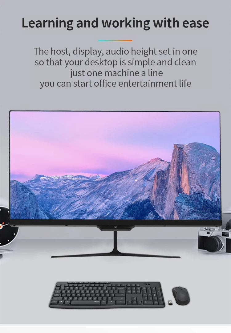All in One Desktop Computer Intel Core i7-3770 8GB DDR3 SSD 24 Inch Gaming PC Complete Full Set Monoblock PC All In One Computer