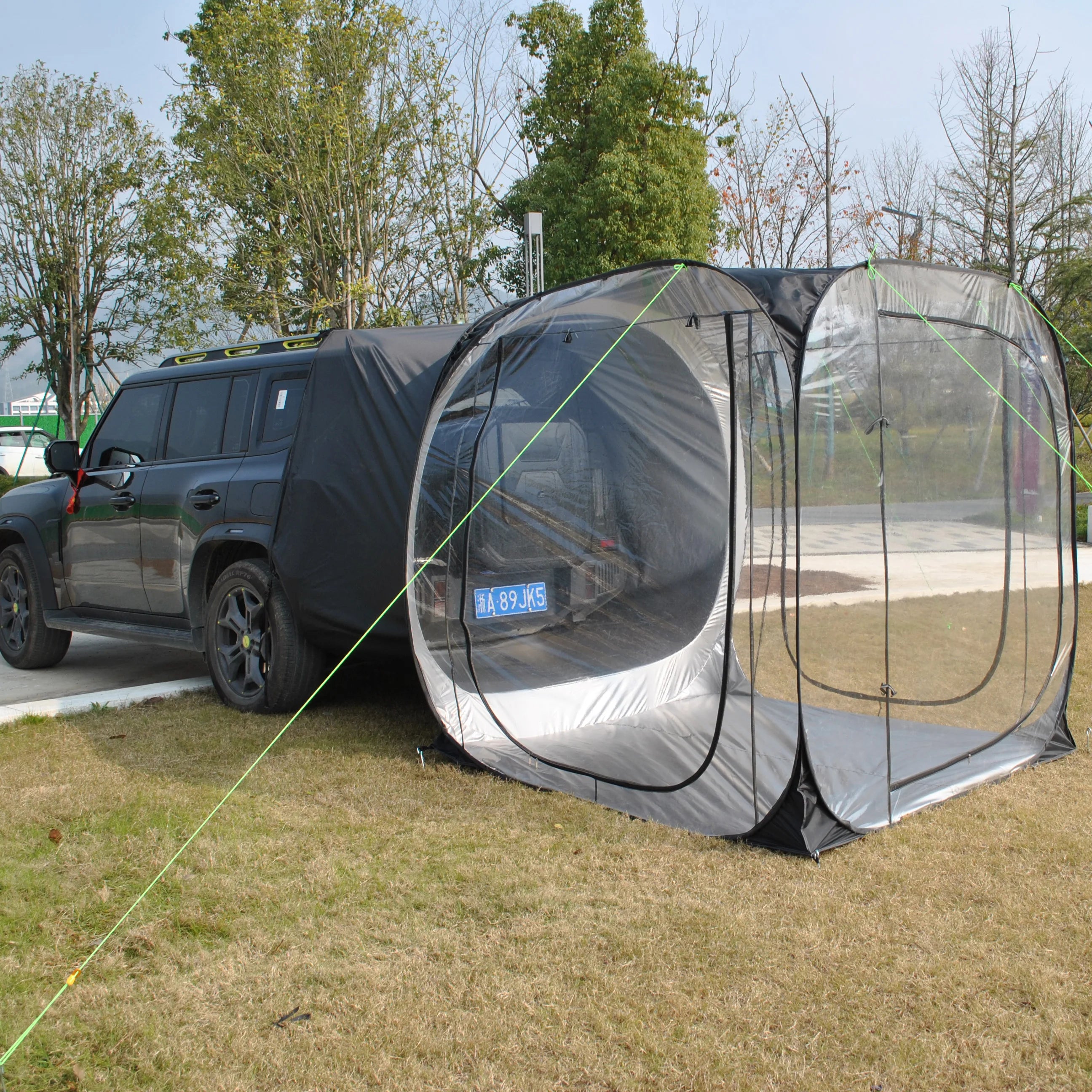 Car Tent trailer Tent, Car Tailgate Tent,Pop Up Car Rear Tent, SUV Tents Car Tents for Campers Multipurpose Truck Tent