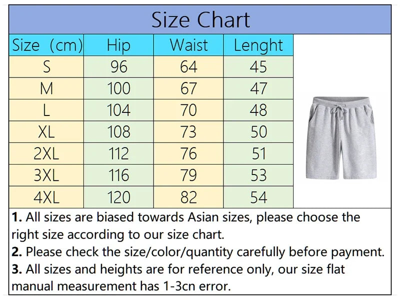 New in Men's Shorts Printed Casual Short Trouser Outdoors Jogging Sports Cycling Clothing Daily Street Running Half Pants Summer