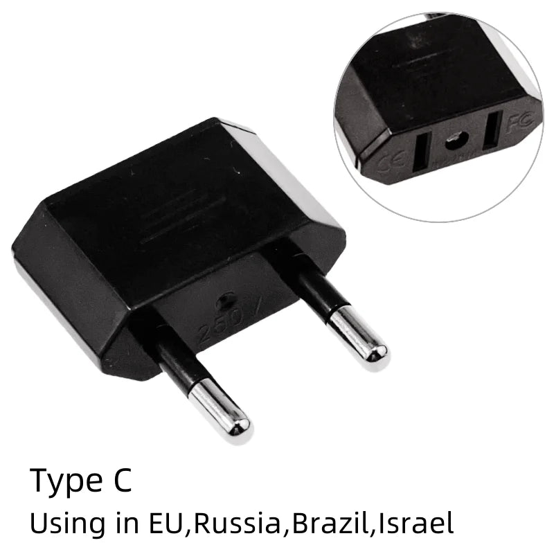 US Travel Electrical Socket EU To US Power Adapter American European Australia US AU EU Euro AC Plug Converter Outlet Socket