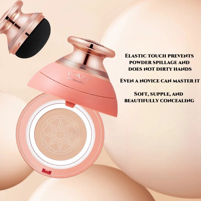 KAN Mushroom Head Air Cushion CC Cream, conceal and brighten, long-lasting beauty, hide pores and imperfections