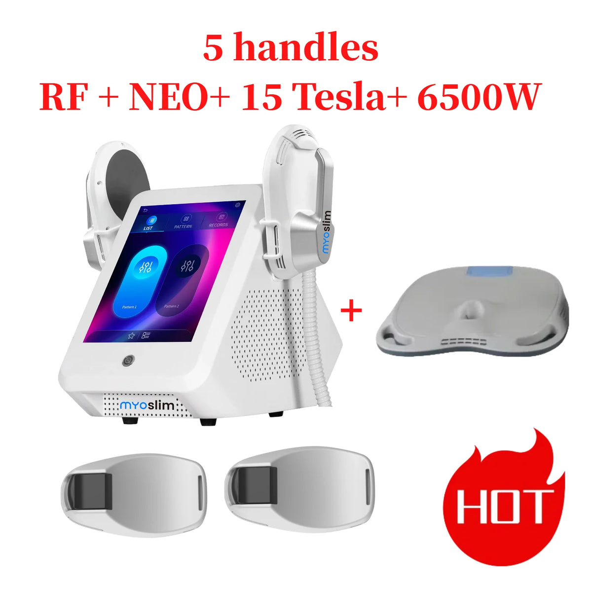 MYOslim EMS Body Slim Sculpt Muscle Stimulate Fat Removel Machine 6500W  RF Weight Lose Portable Electromagnetic
