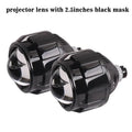 Sanvi Car 2.5'' Bi LED Lenses Hyperboloid Projector Headlights 12V 94W With Angel Eye Mask For H4 H7 9005 9006 Car Accessories