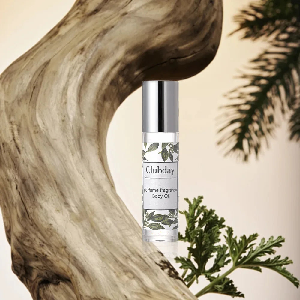 Portable Roll‑on Perfume Oil, Long‑last Fragrance Shimmer Body Highlight Essential Oil Daily Body Scent Makeup Cosmetics