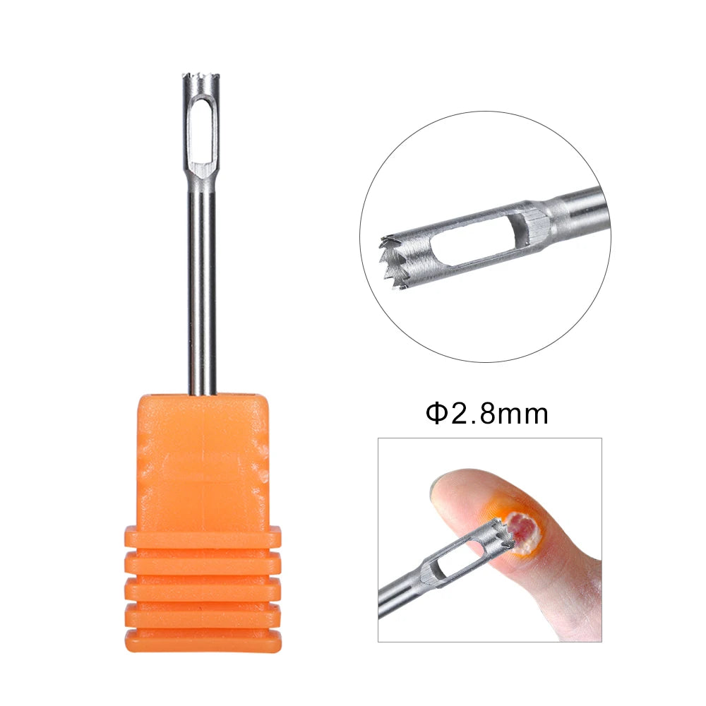 Diamond Nail Drill Bit Sanding Band Rotary Burr Foot Rasp Cuticle Cutters for Manicure Pedicure Disc Nozzles Tool Accessories
