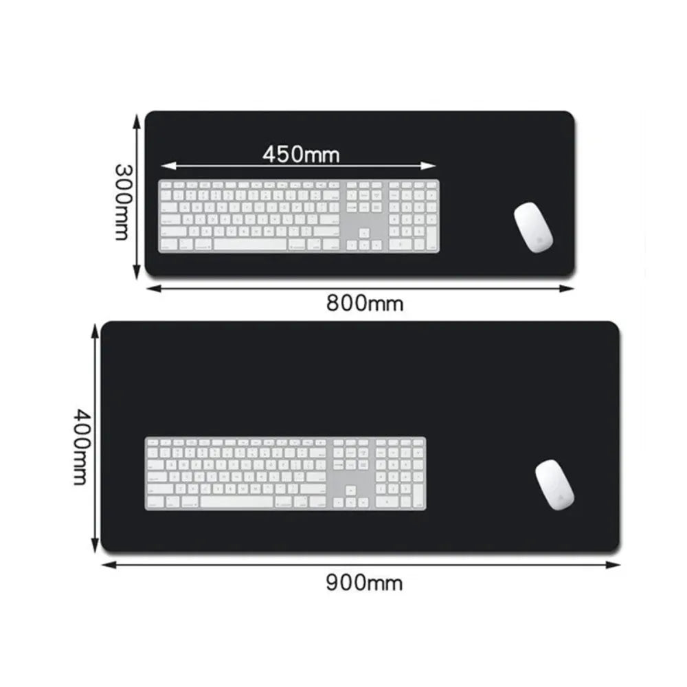 Large Desk Pad with Excel Shortcut Pattern - Simple Windows Shortcuts Mousepad for Office Software Word & PPT Mouse Pad
