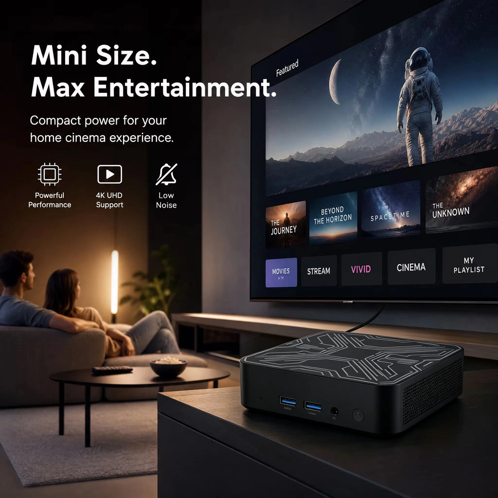 New Mini PC Core I9 10980HK 16GB 1TB 2TB SSD 4K HD Gaming Desktop Portable Gamer Computer High Performance