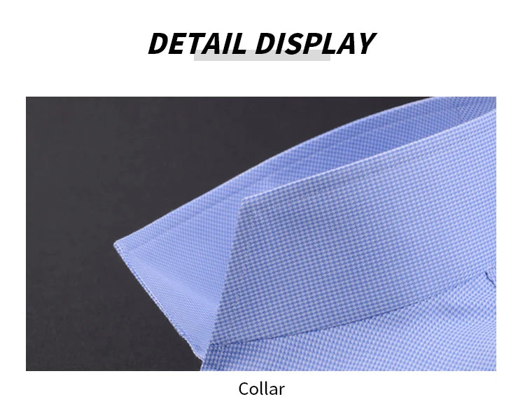 mens Long sleeve shirt  French stand collar business casual spring and autumn men's shirt